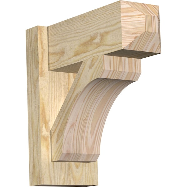 Ekena Millwork Legacy Craftsman Rough Sawn Outlooker, Douglas Fir, 6"W x 14"D x 14"H OUT06X14X14LEC04RDF - main